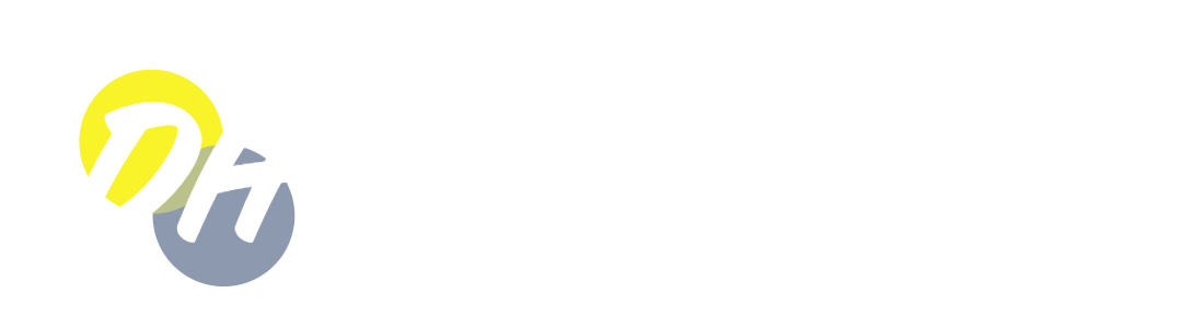 DroppedHub Logo White on transparent background